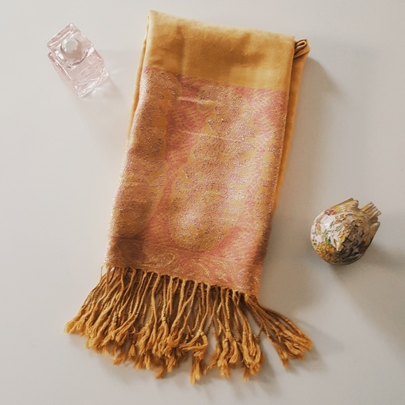 none Accessories - Yellow and pink wrap